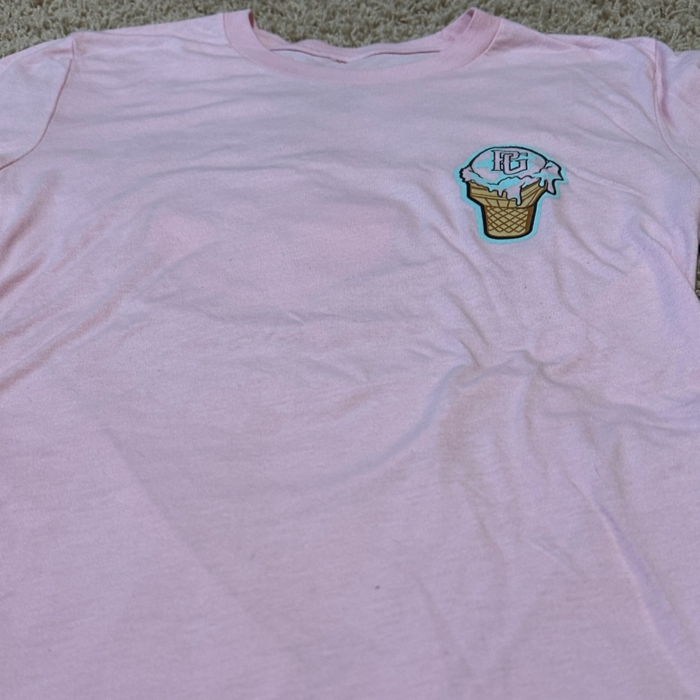 Perfect Game Men's Pink Ice Cream Graphic Tee - X-Small fits like youth xl - Picture 3 of 5
